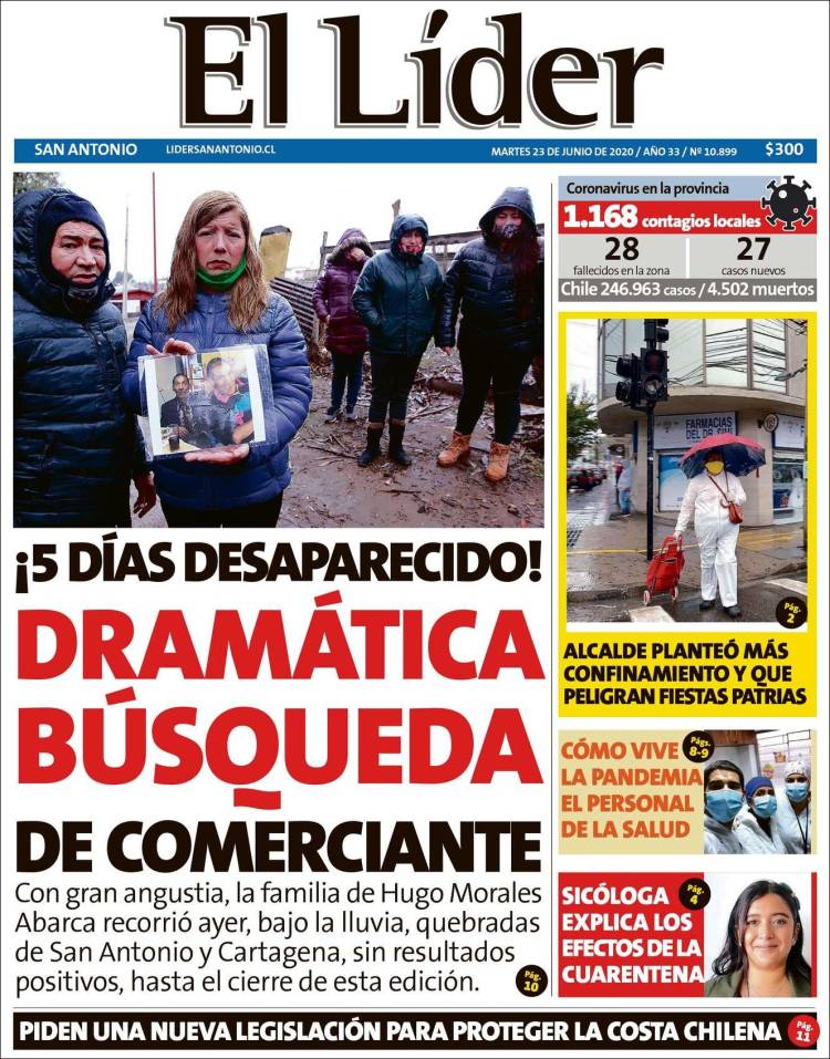 Portada de Lider de San Antonio (Chile)