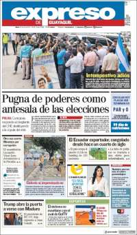 Portada de Expreso (Ecuador)