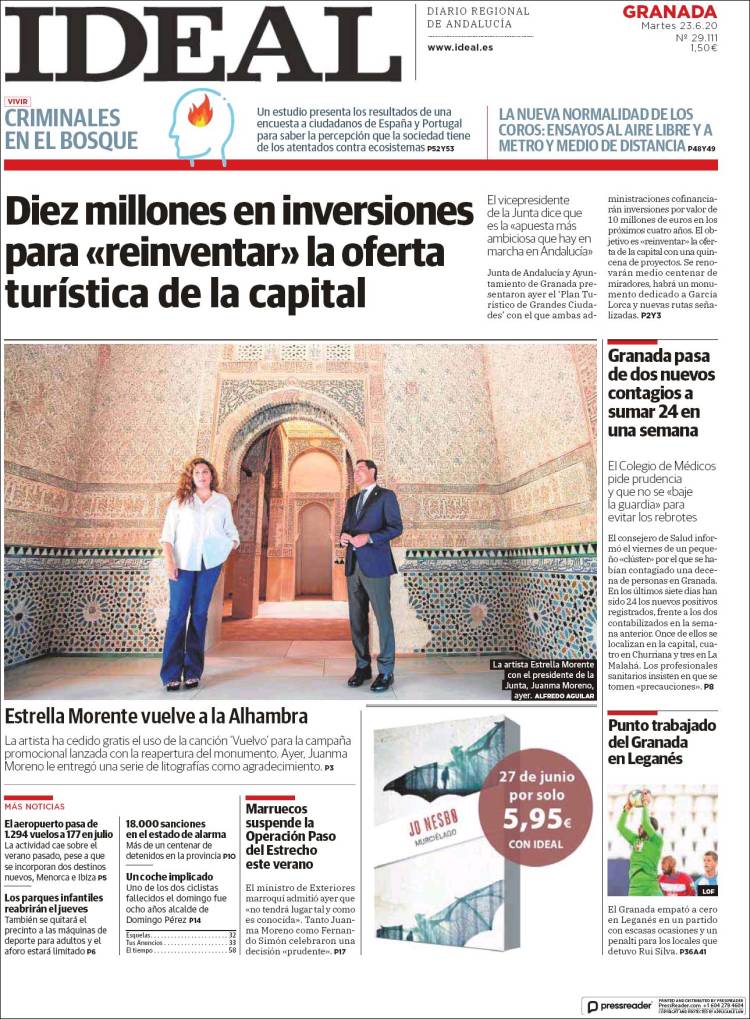 Portada de Ideal (Spain)