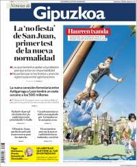 Portada de Noticias de Gipuzkoa (España)