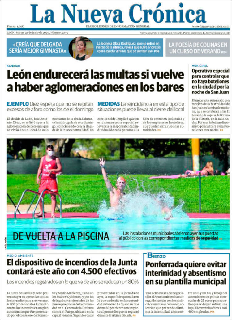 Portada de La Nueva Crónica (Spain)