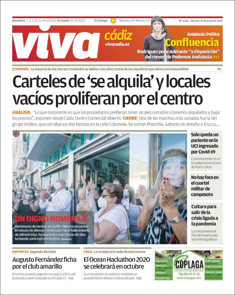 Portada de Viva Cadiz (Spain)