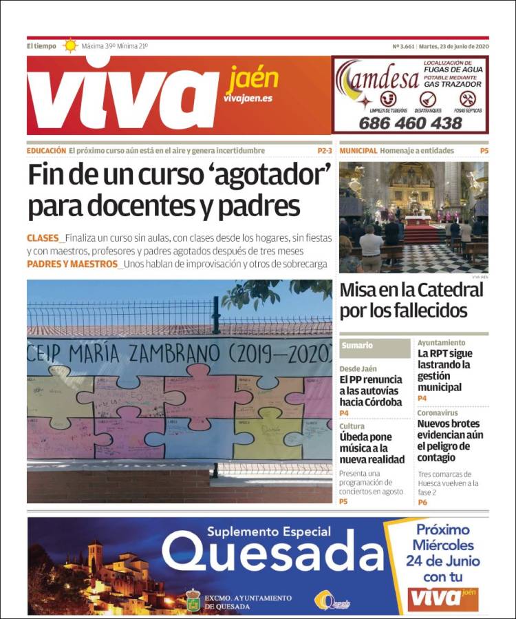 Portada de Viva Jaén (Spain)