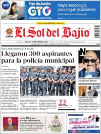 Portada de El Sol del Bajio (México)