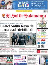 Portada de El Sol de Salamanca (México)