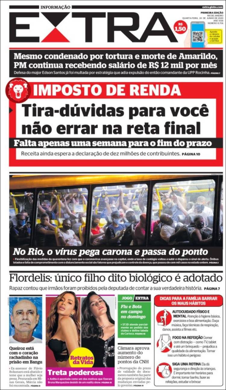 Portada de Extra (Brasil)