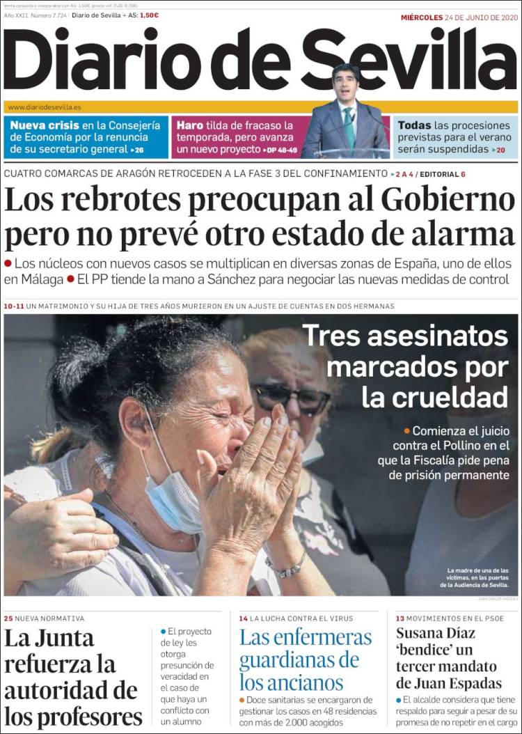 Portada de Diario de Sevilla (España)