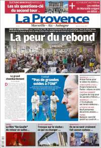 Portada de La Provence (Francia)