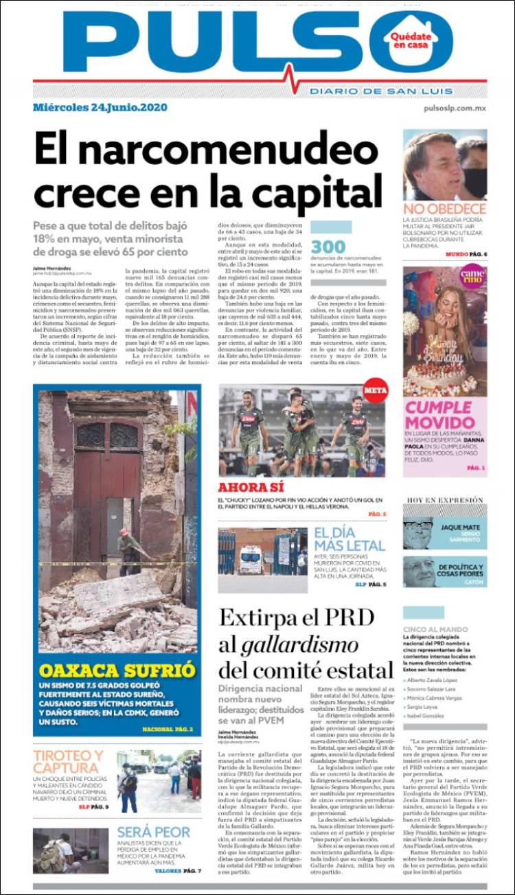 Portada de Pulso (M&eacute;xico)