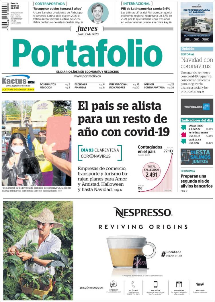 Portada de Portafolio (Colombia)