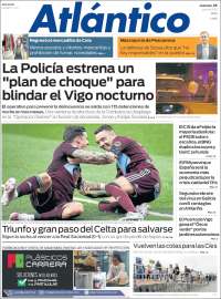 Portada de Atlántico Diario (España)