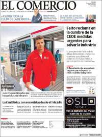 Portada de El Comercio - Gijón (Spain)