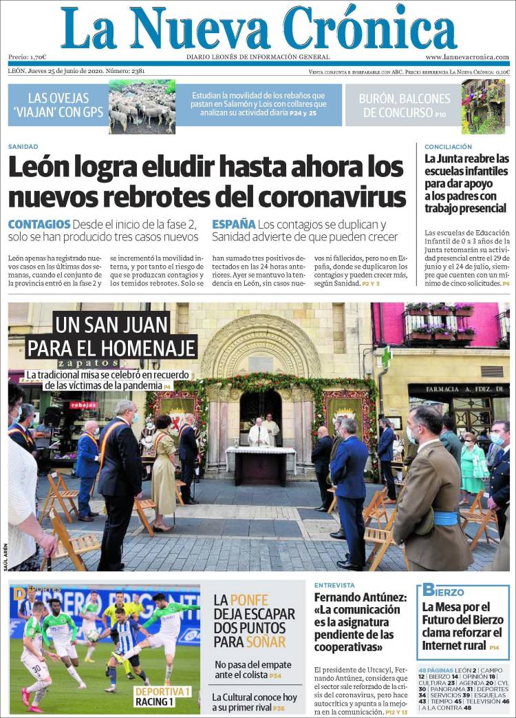 Portada de La Nueva Crónica (Spain)