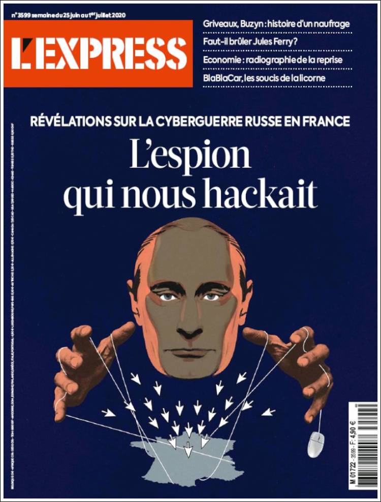 Portada de L'Express (Francia)