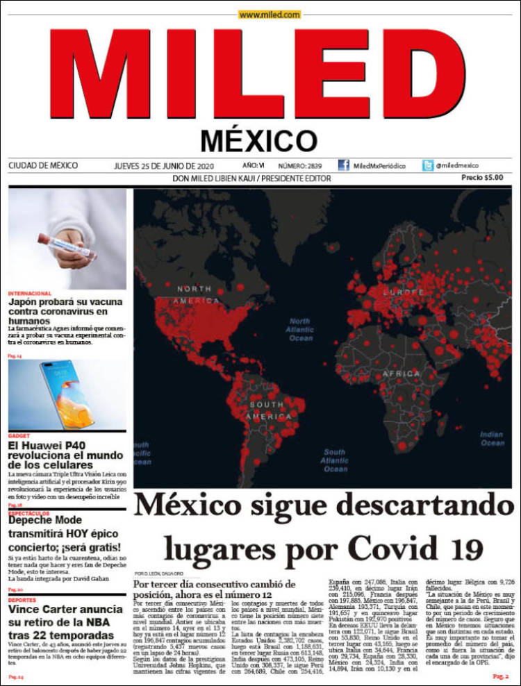 Portada de Miled (México)