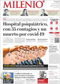 Portada de Milenio - Tamaulipas (México)