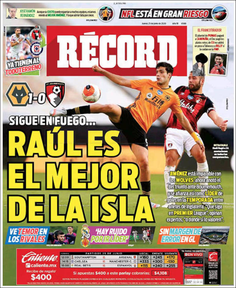 Portada de Record (México)