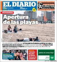 Portada de El Diario NY (USA)