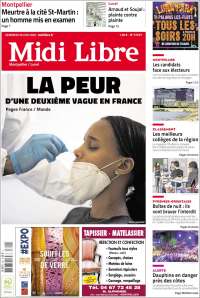 Portada de Midi Libre (Francia)