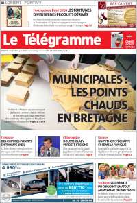 Portada de Télégramme (Francia)