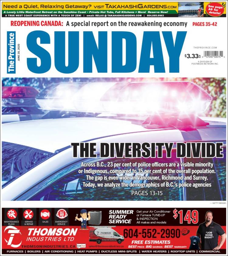 Portada de The Province (Canada)