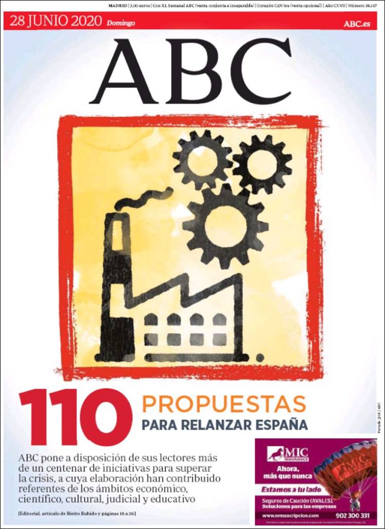 Portada de ABC (España)