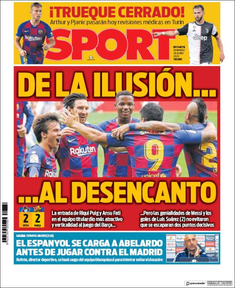 Portada de Sport (España)