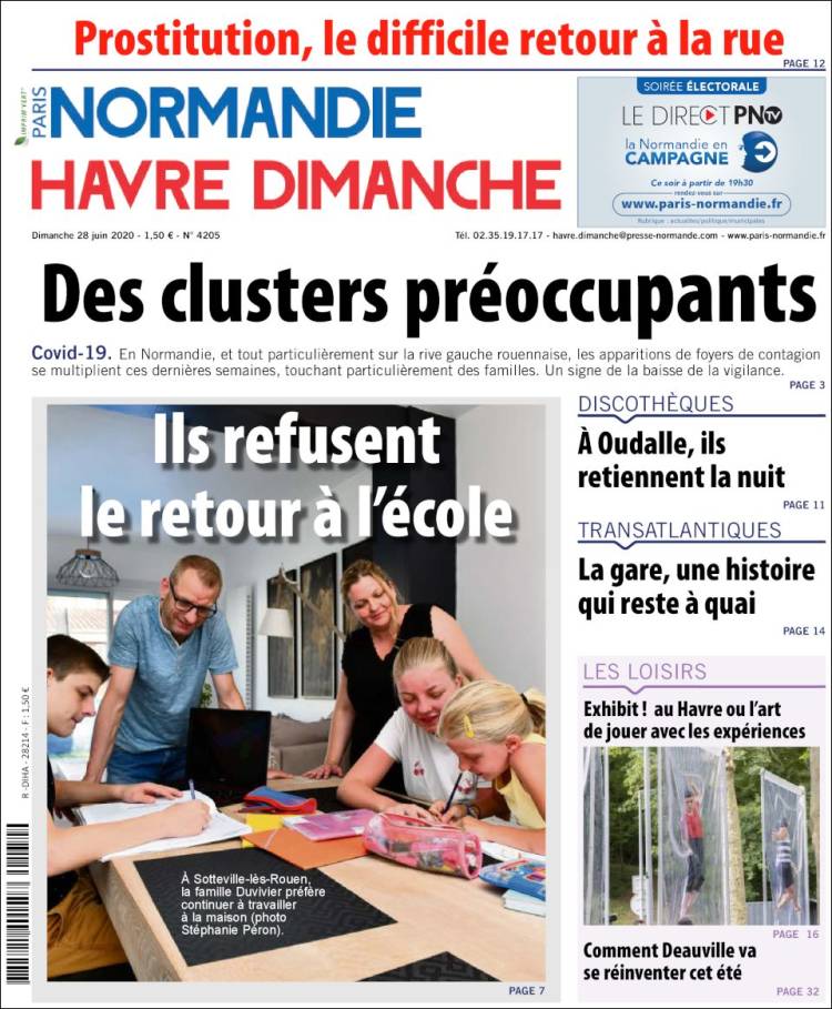 Portada de Le Havre Libre (Francia)