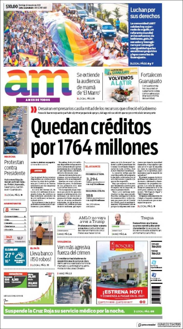 Portada de Al Día A.M. (Mexico)