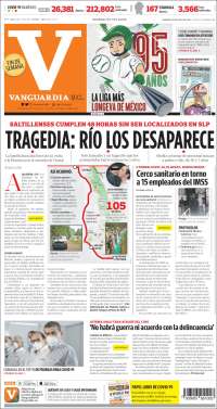 Portada de Vanguardia (México)