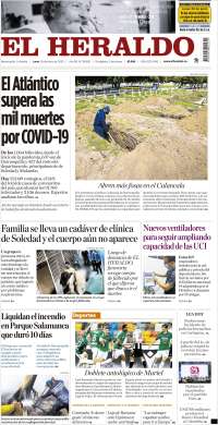 Portada de El Heraldo (Colombia)