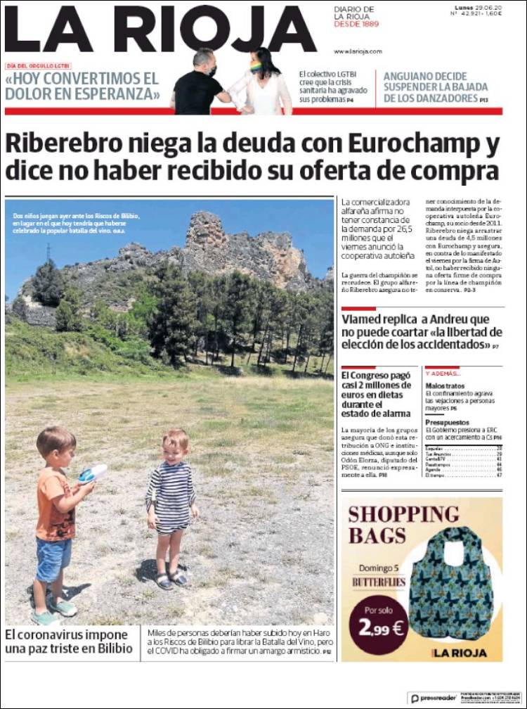 Portada de La Rioja (España)