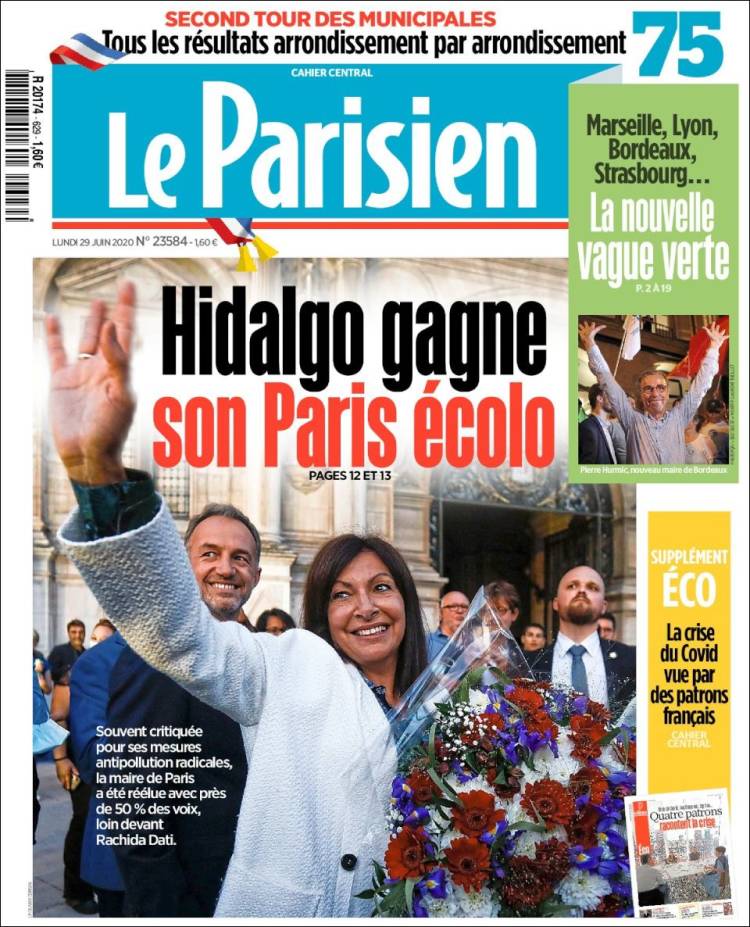 Portada de Le Parisien (France)