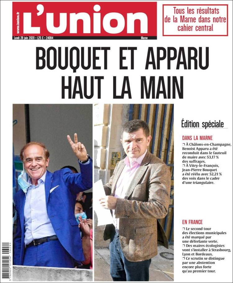 Portada de L'Union (France)