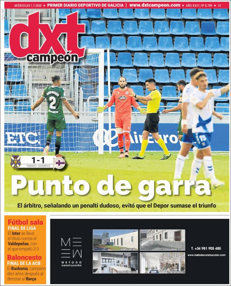 Portada de DTX Deporte Campeón (España)