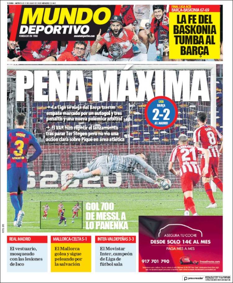 Portada de Mundo Atlético (España)