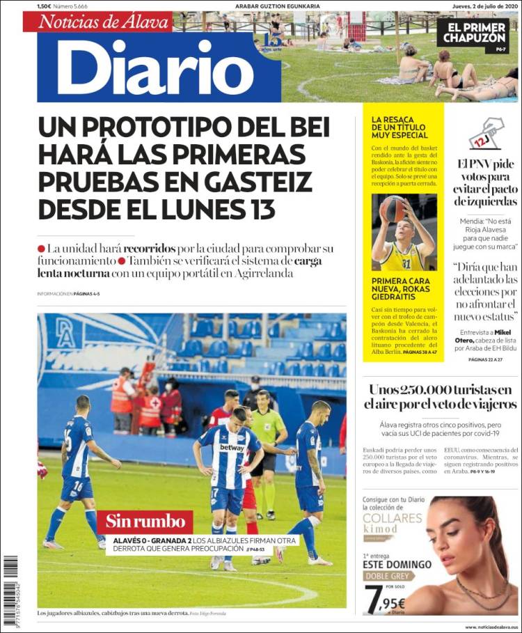 Portada de Noticias de Álava (Espa&ntilde;a)