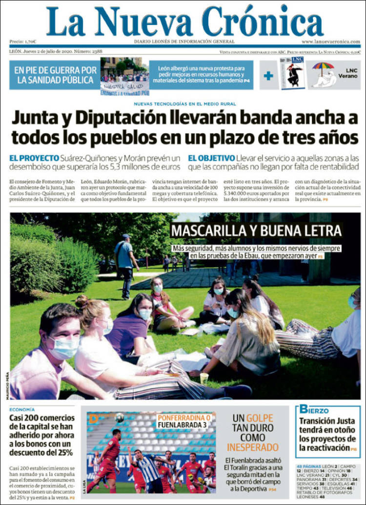 Portada de La Nueva Crónica (Espa&ntilde;a)