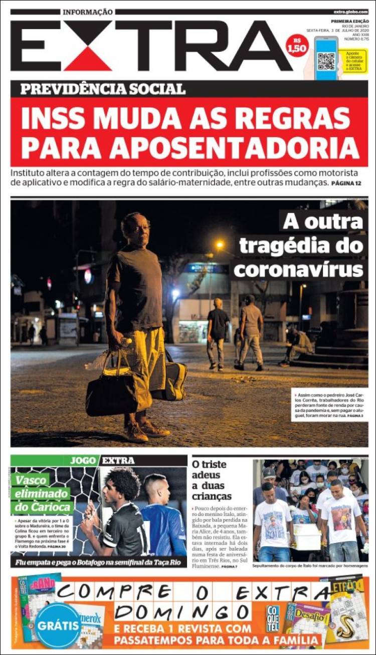 Portada de Extra (Brasil)