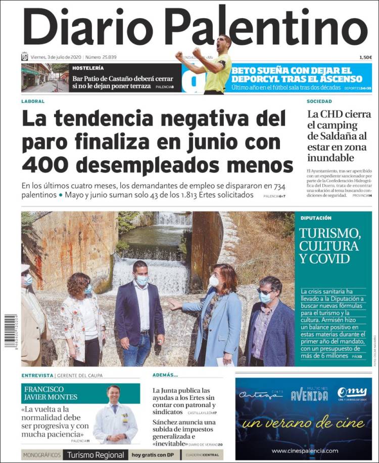 Portada de Diario Palentino (España)