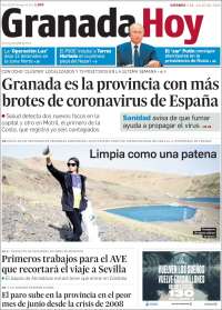 Portada de Granada Hoy (España)