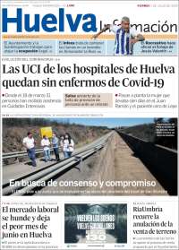 Portada de Huelva Información (España)