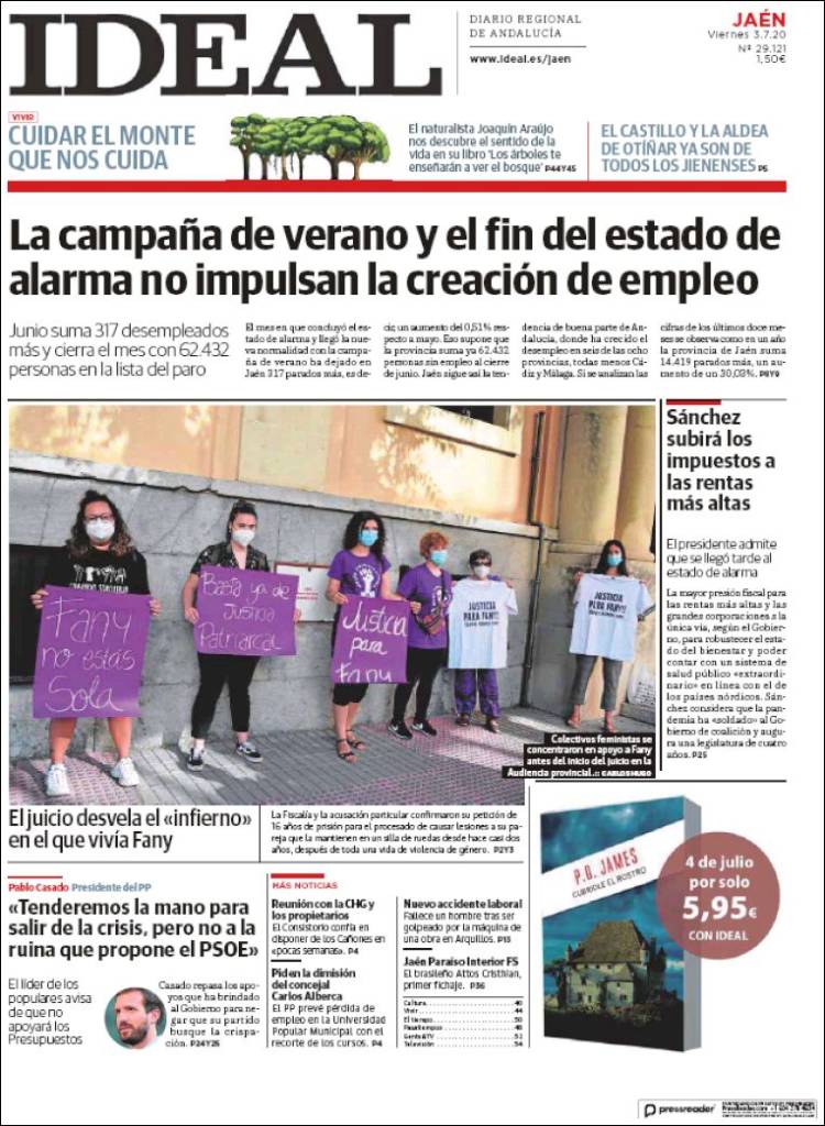 Portada de El Ideal de Jaén (España)