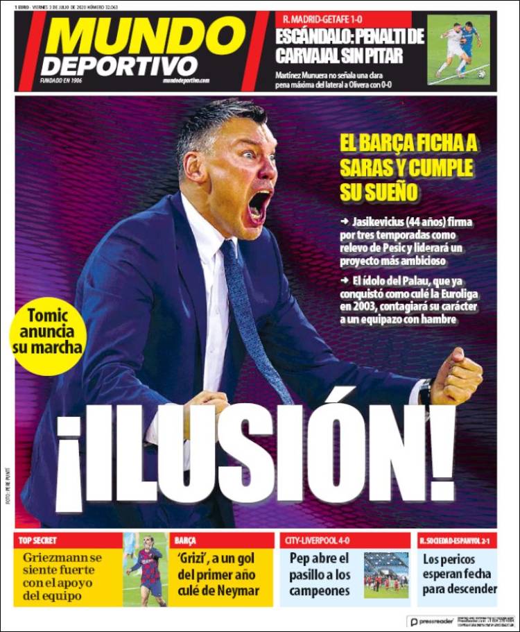 Portada de Mundo Atlético (Spain)