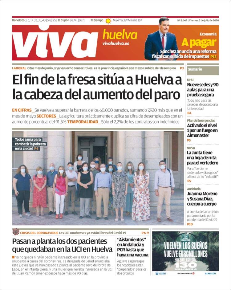 Portada de Viva Huelva (Spain)