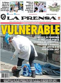 Portada de La Prensa (México)