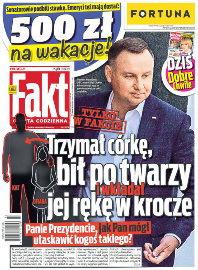 Portada de Fakt (Polonia)