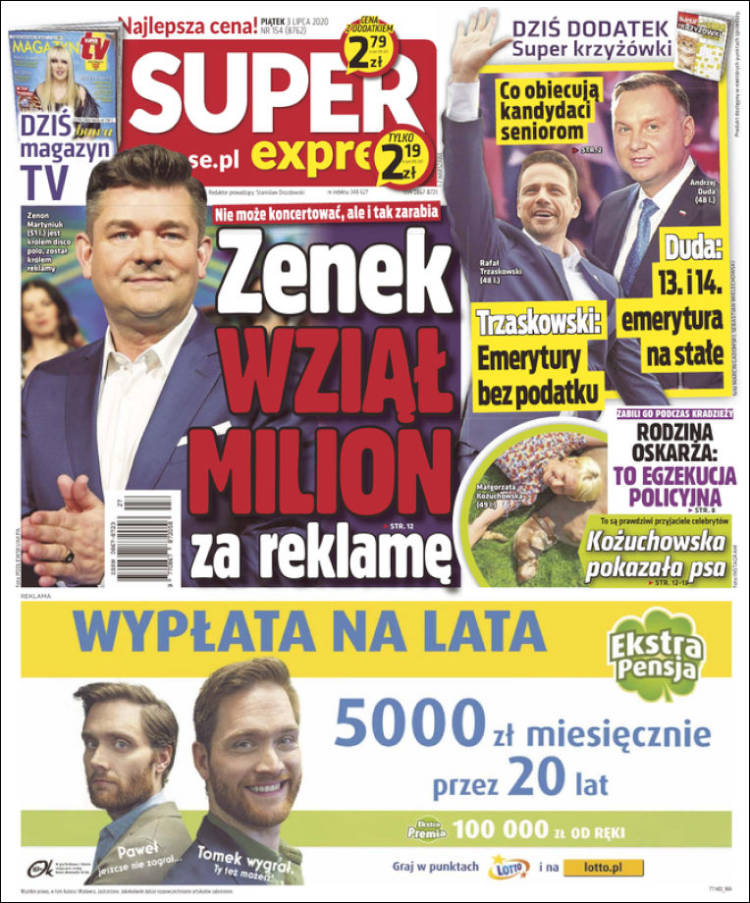 Portada de Super Express (Polonia)