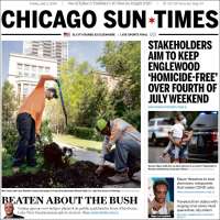 Portada de Chicago Sun-Times (USA)