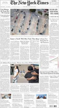 Portada de New York Times (USA)